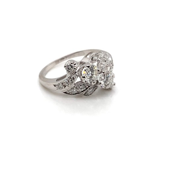 Platinum Diamond Cluster Ring (0.66 CTW)